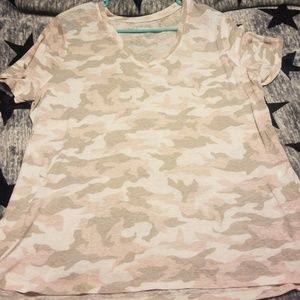 NWOT Lane Bryant camo top